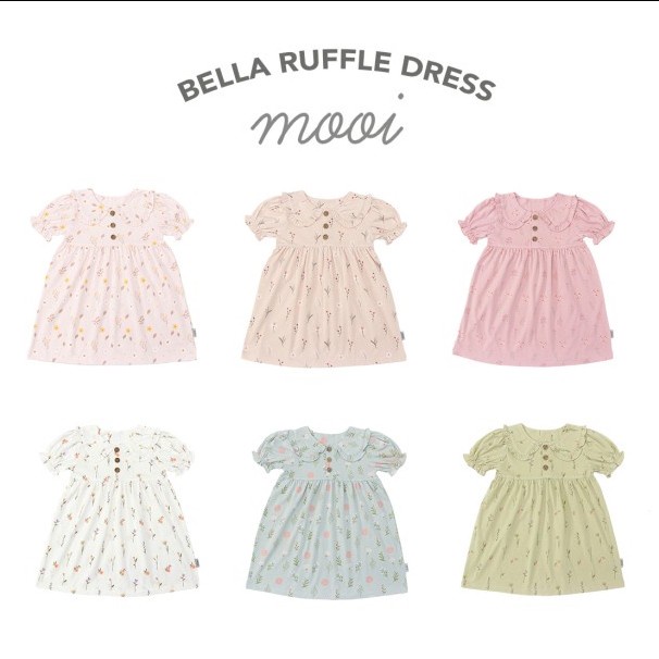 Mooi Dress Anak Perempuan Bella Ruffle Dress
