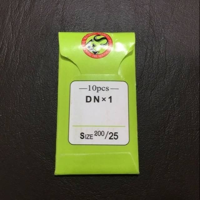 Jarum DN X 1 / DNX1 No 25 FS Hijau - Jarum Jahit Untuk Mesin Jahit Karung