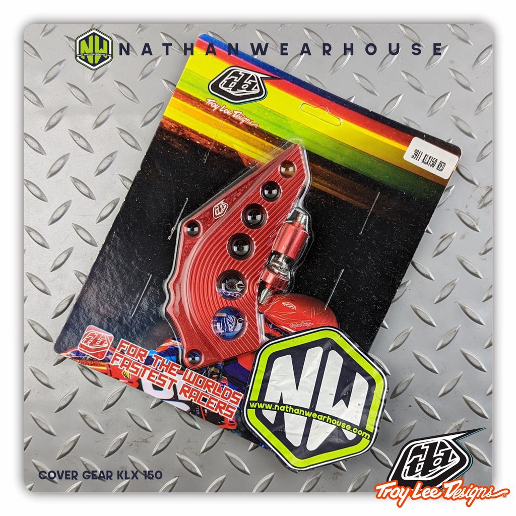 Cover Tutup Pelindung Gear Depan KLX 150 BF Dtracker Full CNC TLD