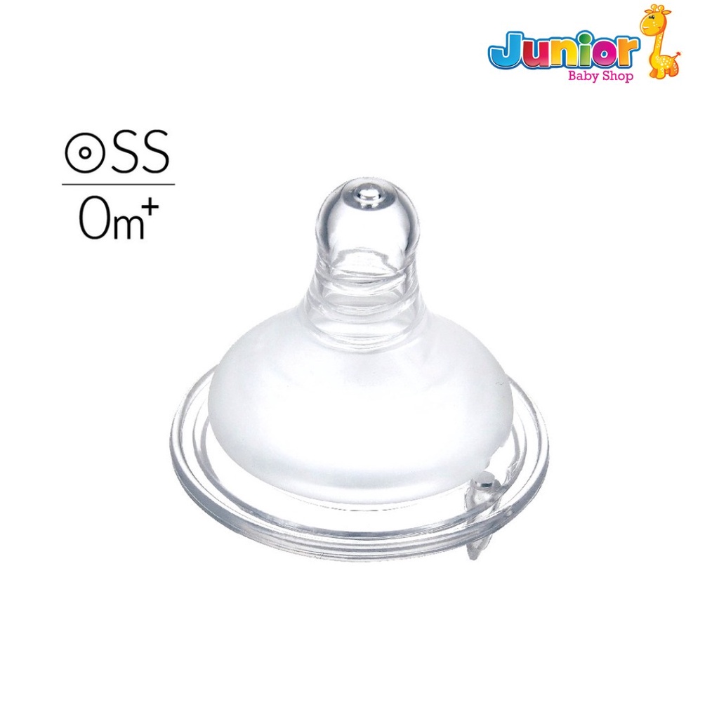 Allonge Silky Soft Teat Wideneck Round Cross Hole SS, SMLXL-2PCS - Dot Bayi