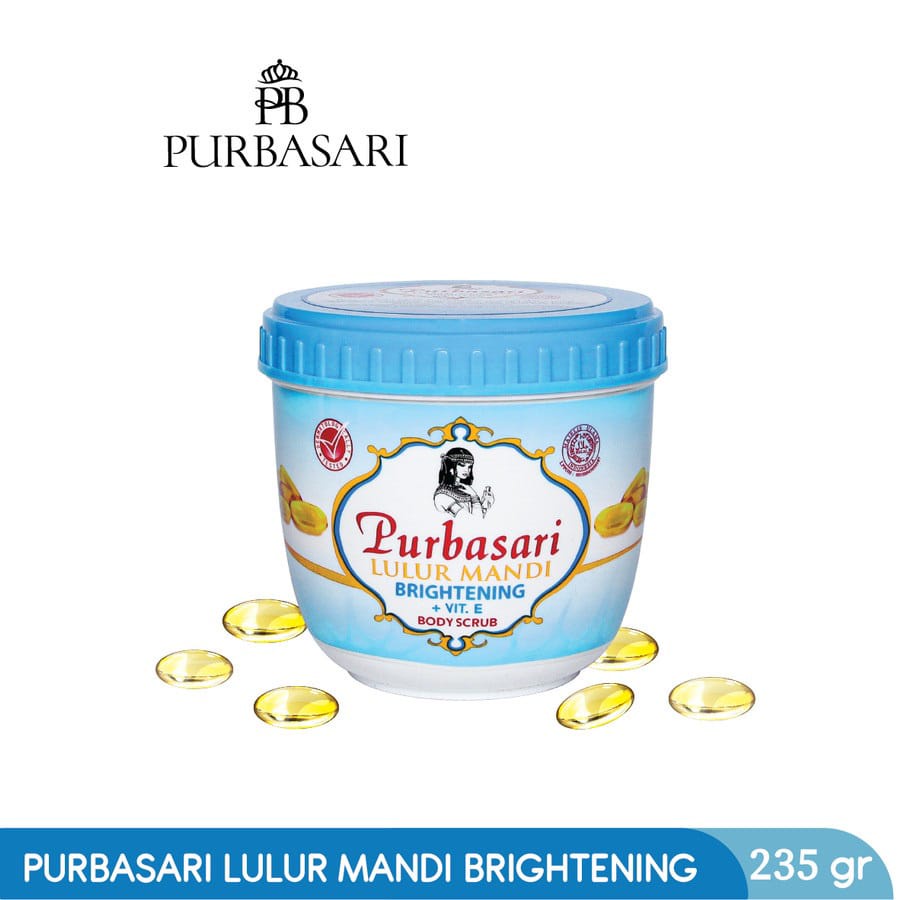 Purbasari Lulur Mandi Brightening 235 gr