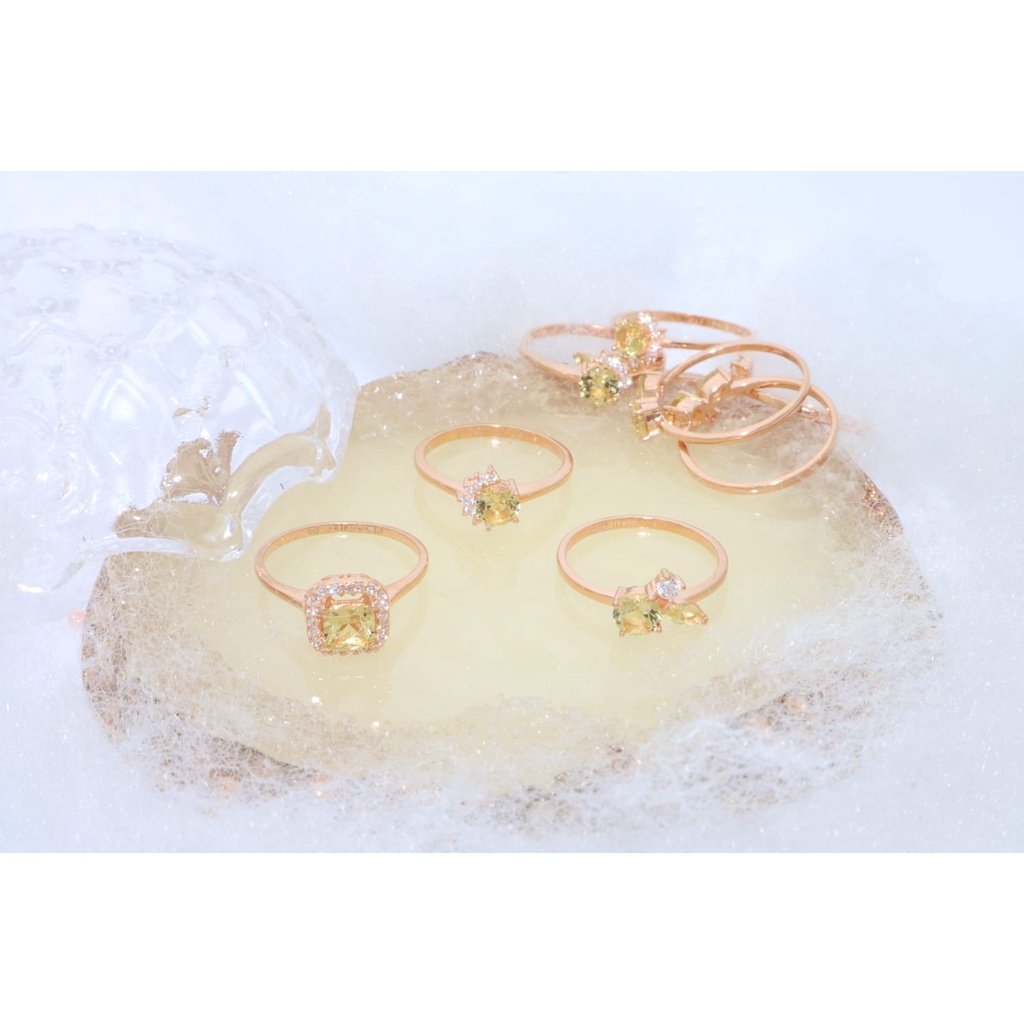 Cincin Yellowgold HWT IRIS Collection 16K 700 colour changing