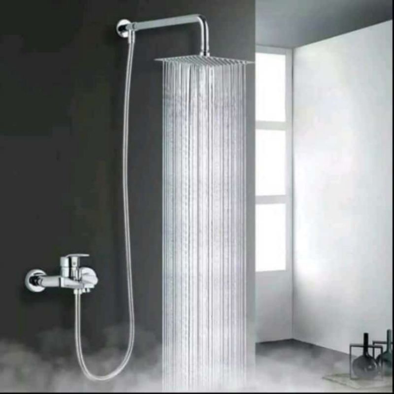 kran panas dingin paket head shower/shower rain/kran shower/wall shower stenlies