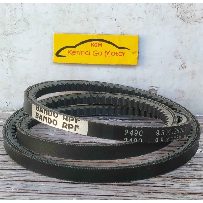 BANDO VAN BELT RPF-2490 V BELT TALI KIPAS RPF2490 FAN BELT BERGIGI