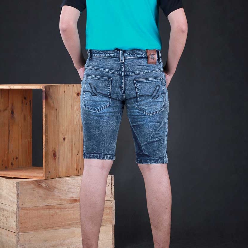 Celana Pendek Jeans Denim Pria Short Pants Original Kuzatura | KKC 648