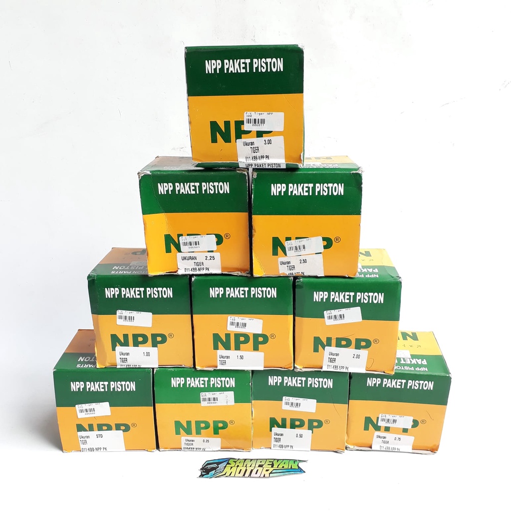Piston Kit Seher Seker Set NPP Honda Tiger Pin 15 Oversize 0 25 50 75 100 125 150 175 200 250 300