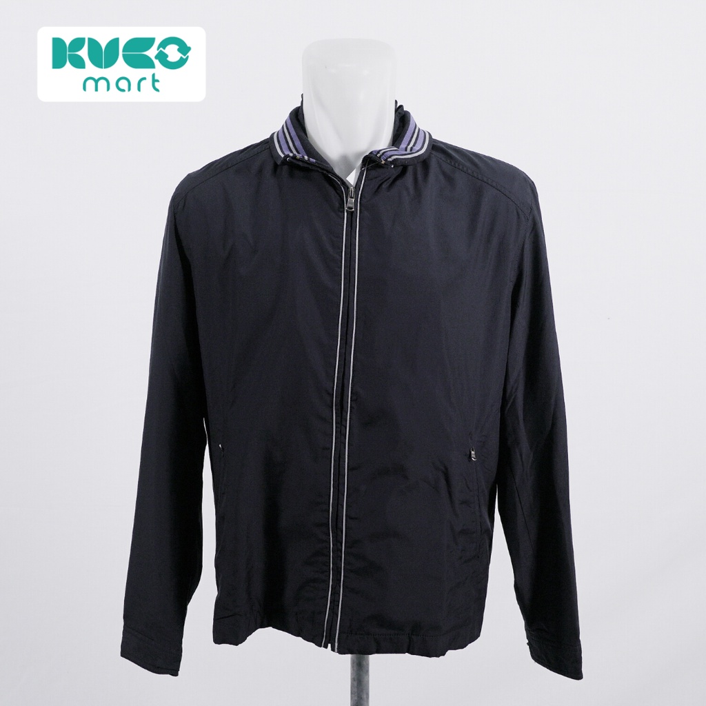 Jaket ZISHEN HOMME Kerah Ungu - Hitam