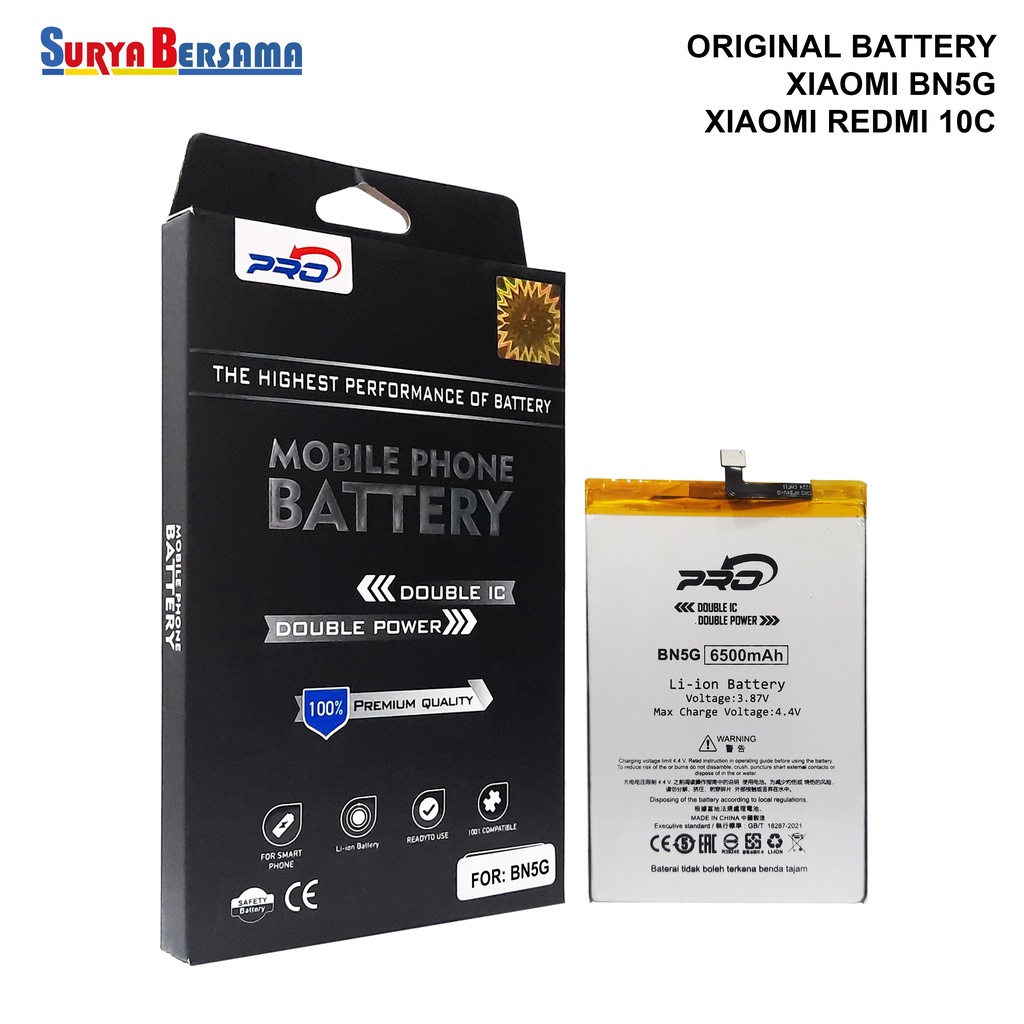 BATERAI PRO BATERAI ORIGINAL XIAOMI REDMI 10C XIAOMI BN5G