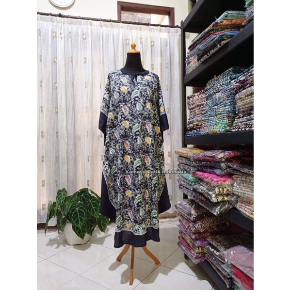 Daster Batik Cap Colet Model Lowo Kaftan 06