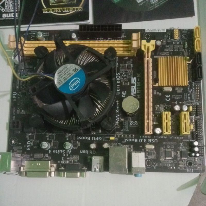 Jual motherboard Asus HB1M-K unit kondisi mulus tinggal pake | Shopee ...