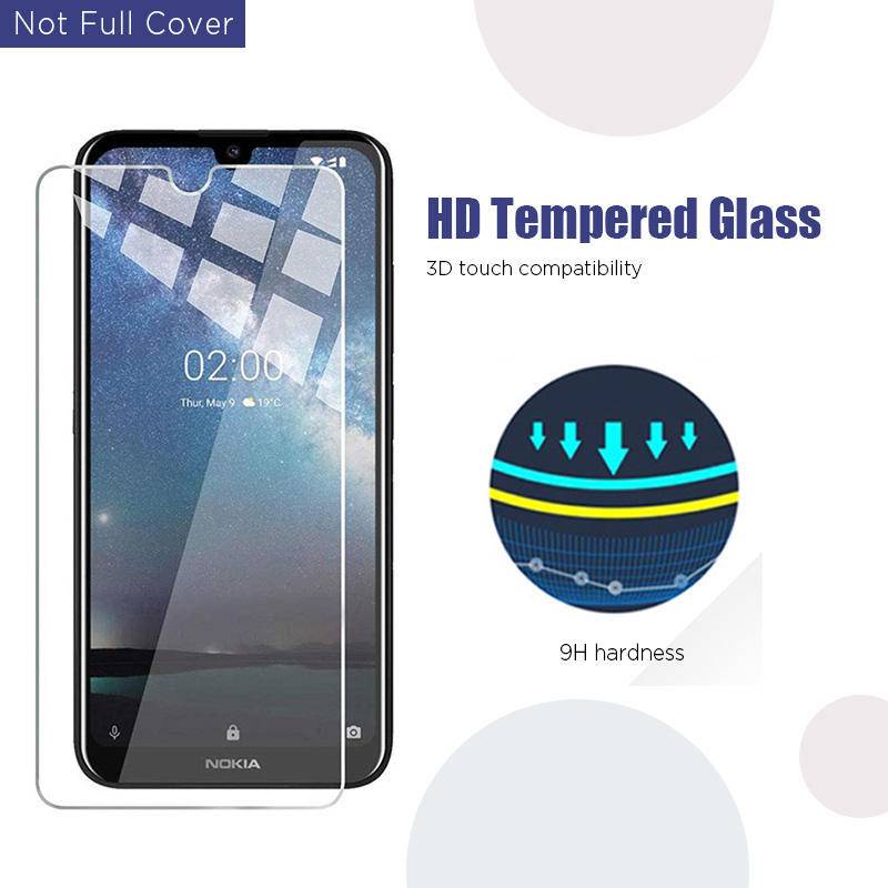 Pelindung Layar Tempered Glass Untuk Nokia 1 2 2.1 3.1A 3.1C 1.3 5.1 3.1 6.1 6.2 4.1 4.2 Plus