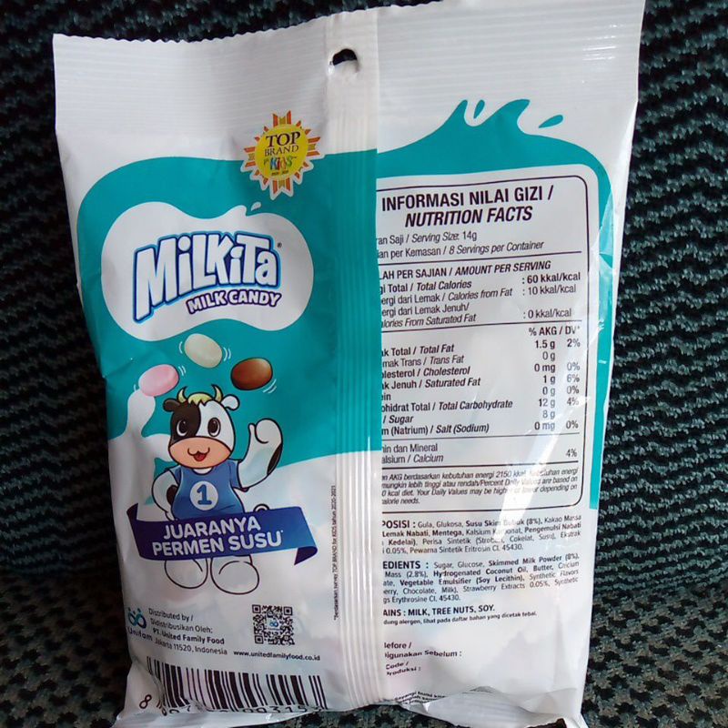 Milkita Candy Assorted Bag Isi 40 Butir