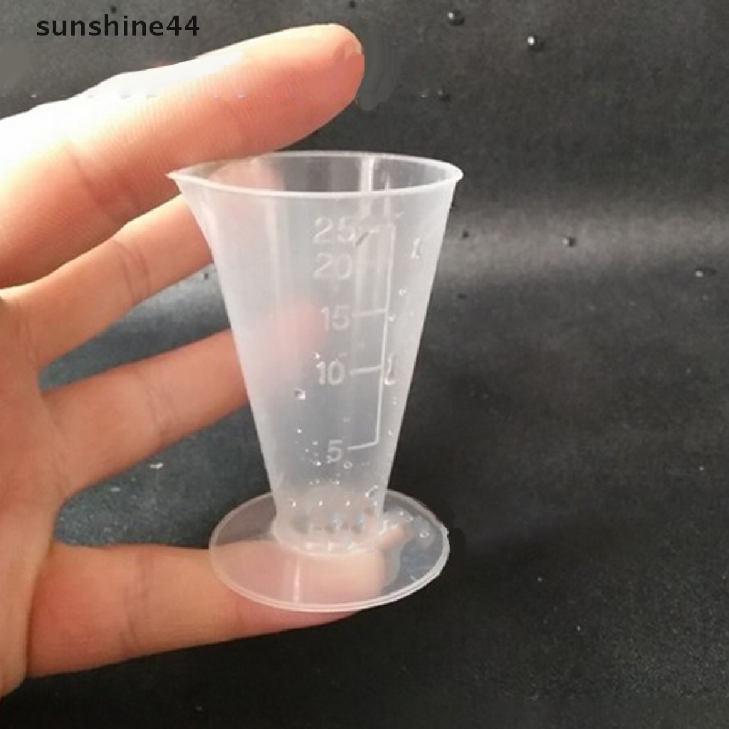 Sunshine Gelas Ukur 25ml Bahan Plastik Untuk Peralatan Dapur / Laboratorium