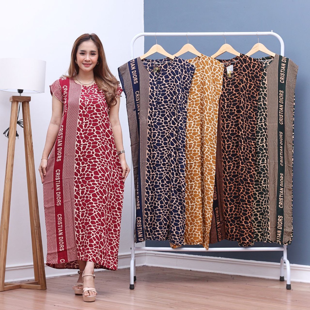 BEST SELLER HOME DRESS DASTER BRANDED BUSUI VIRAL Rayon Bahan Halus Adem Semata Kaki Non Ruffle kekinian busui daster ibu bumil baju daster batik wanita daster bali rayon premium lengan pendek murah Populer