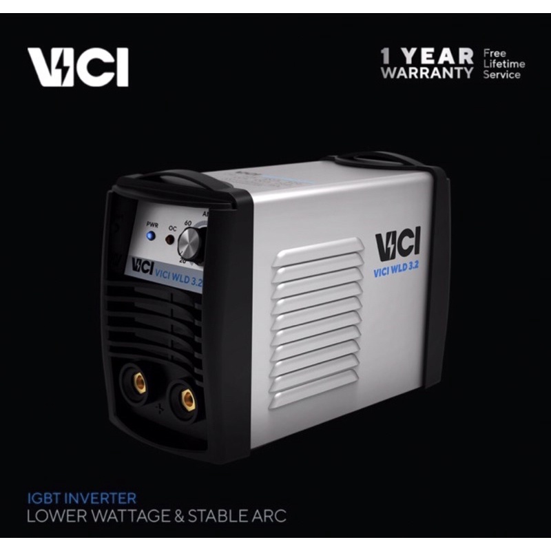 Mesin las vici 900w 120a inverter WLD 3.2 baru garansi 1th promo