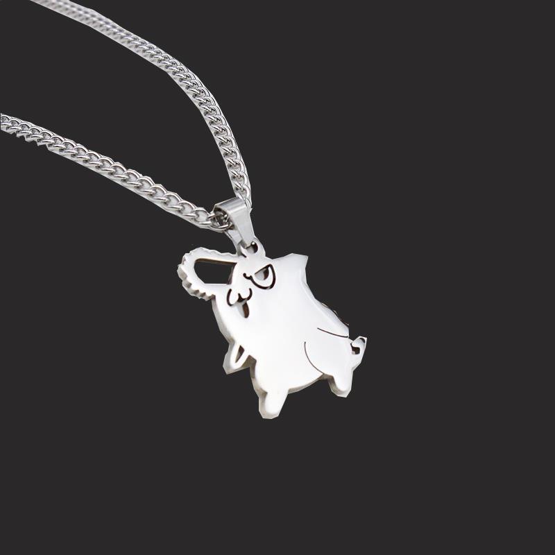 Kalung Choker Liontin Anime Chainsaw Man Bahan Stainless Steel Untuk Unisex