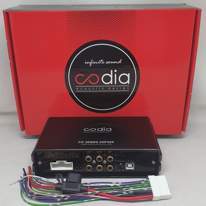 Sound Processor CODIA DSP456 Fit Series Built,-in Power Amplifier