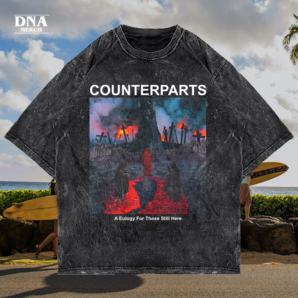 Counterparts / Kaos Counterparts Washed Oversized / Band Tshirt / Counterparts A Eulogy For Those St