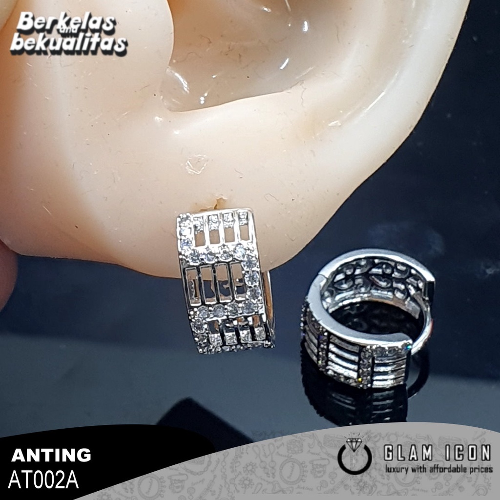 Anting Clip Mata Zigzag Cute AT002A ACS