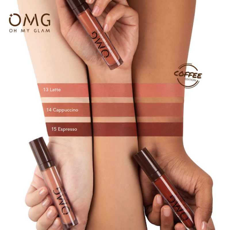 OMG OH MY GLAM Matte Kiss Lip Cream 3,5gr | Lipcream OMG | Lipstick OMG