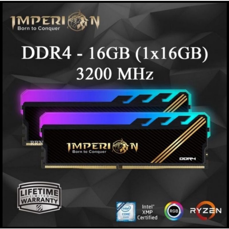 RAM PC LONGDIMM DDR4 16GB IMPERION RGB