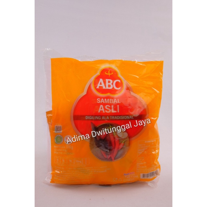 ABC Saus Sambal Asli Sachet 22's x 8gr