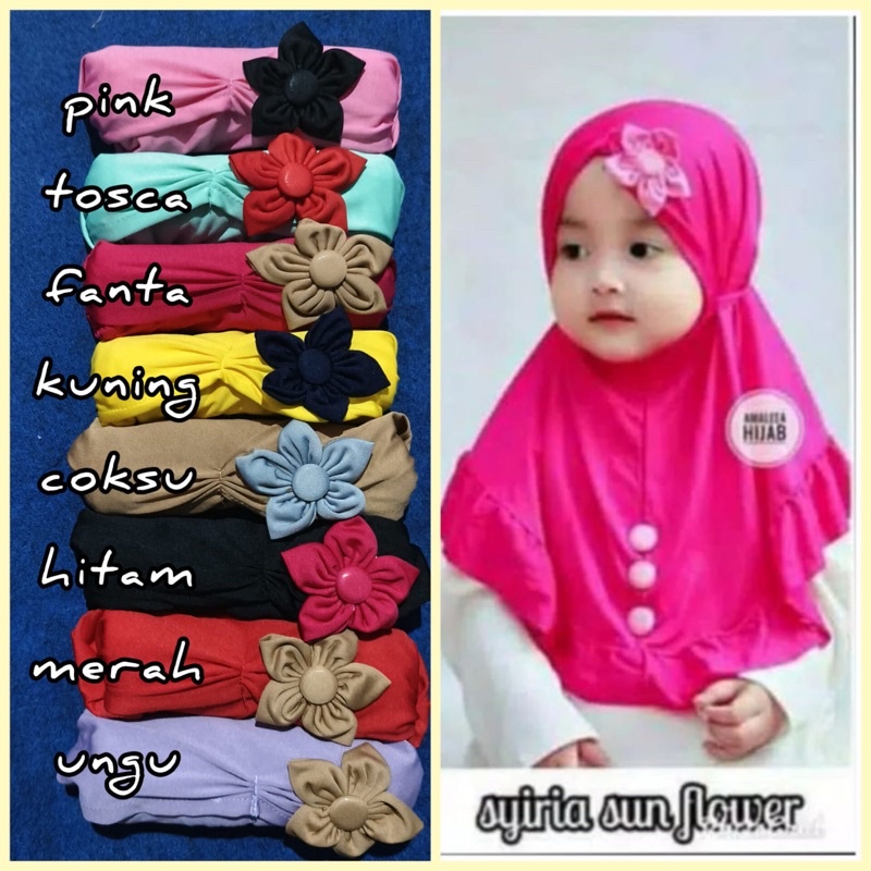 jilbab baby MATAHARI 1-3 tahun