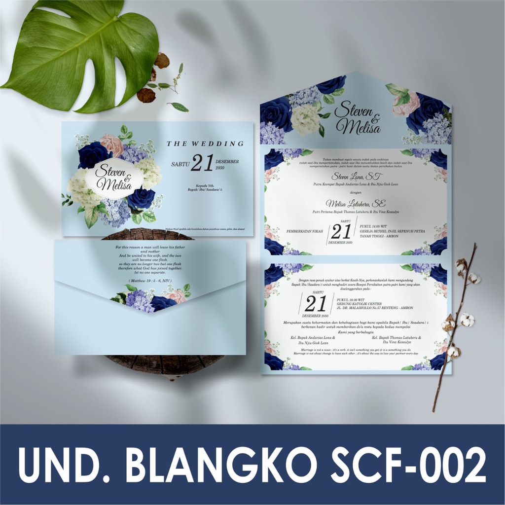 UNDANGAN PERNIKAHAN GRIYA SCF 002
