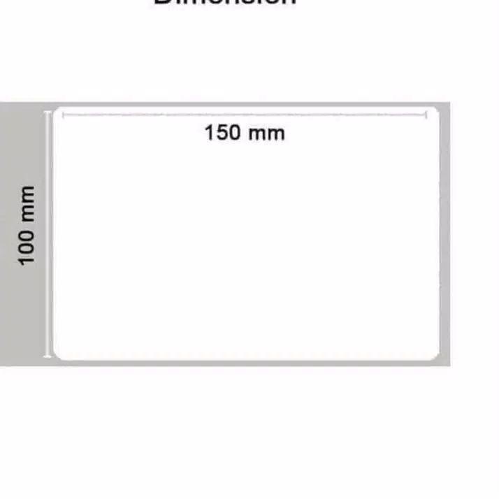 

⇅ Label thermal olshop label stiker barcode label pengiriman 100 x 150 /250 pc NEW