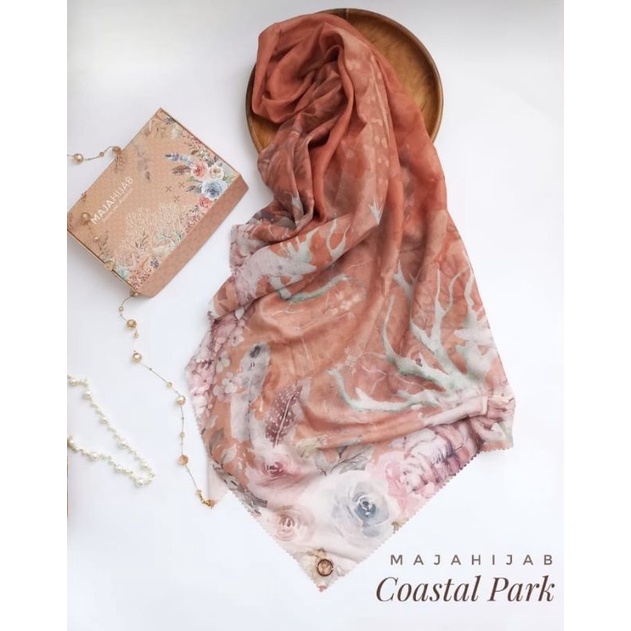jilbab printing  majahijab best seller syar'i seri Coastal Park