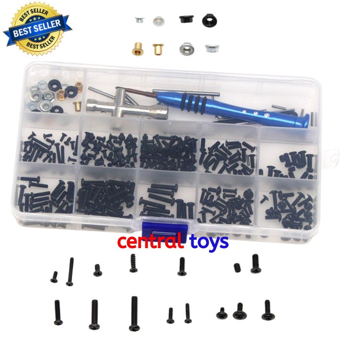 baut mur set lengkap mobil rc wltoys 144001 124016 124017 screws rc