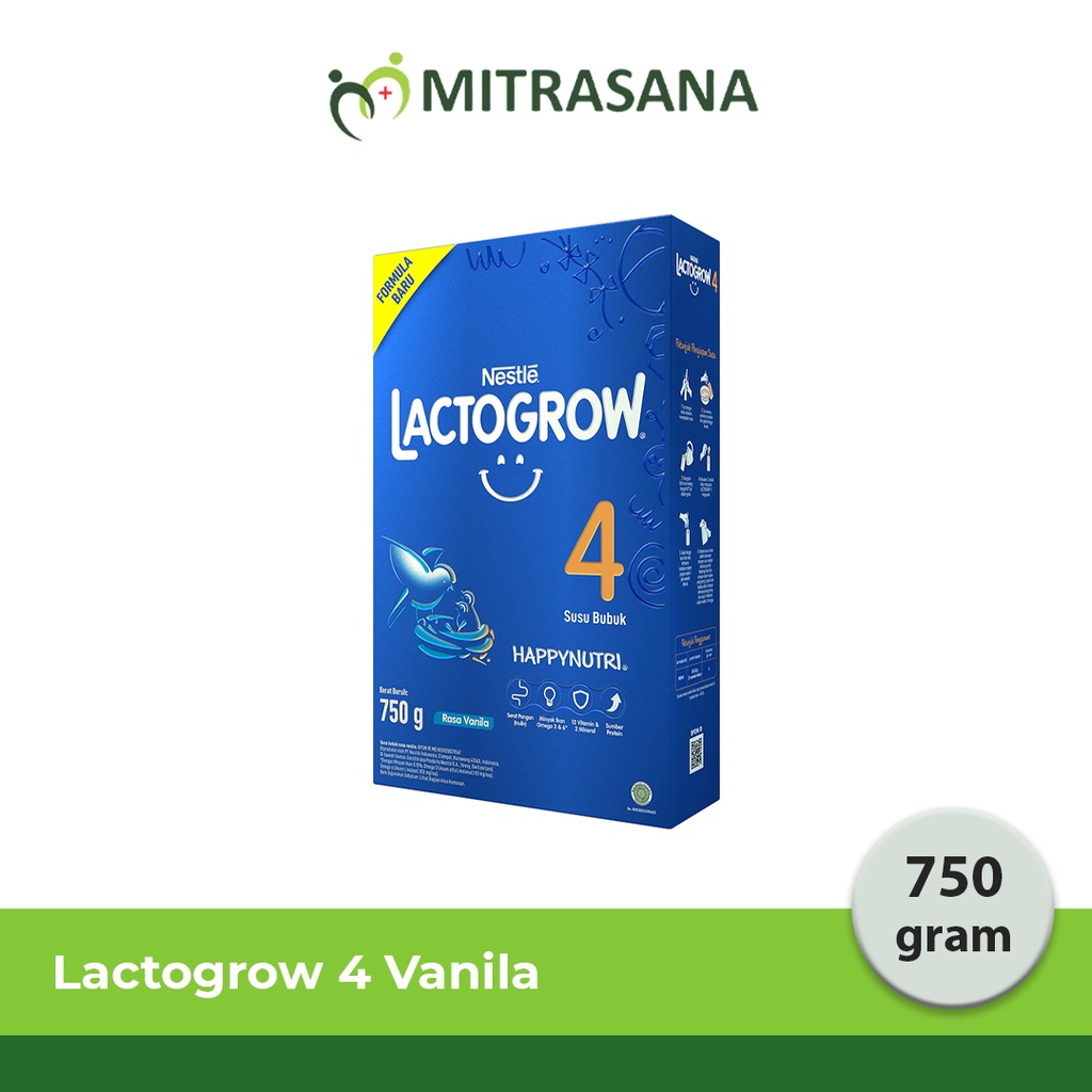 Lactogrow 4 HONEY/VANILA 350gr/750gr -  Susu Formula