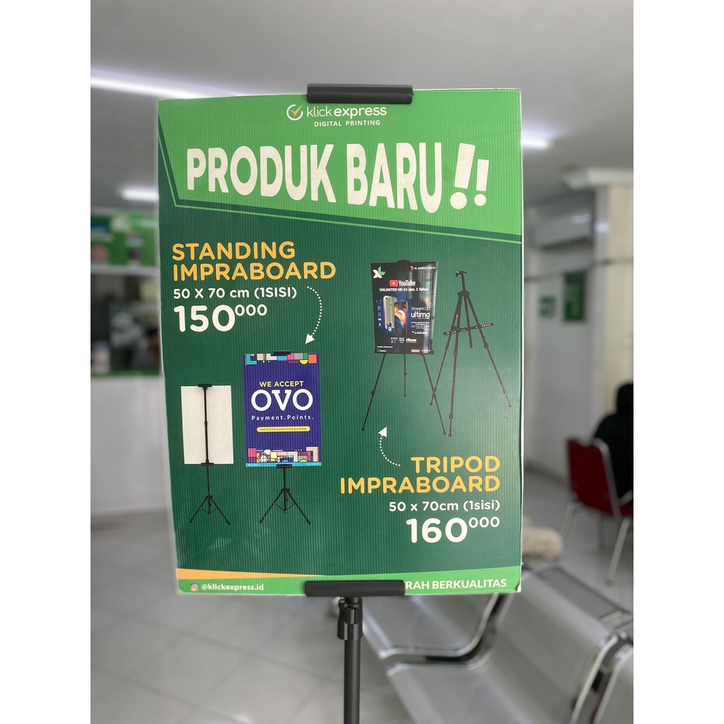 Cetak Tripod Banner Standing Banner
