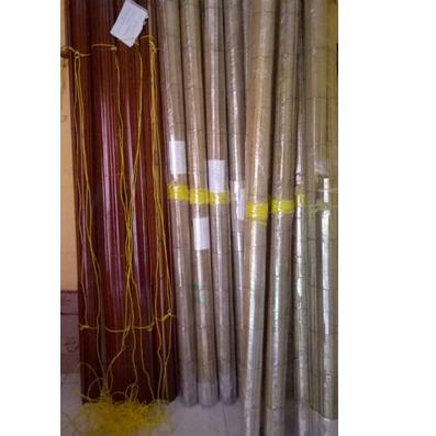 Stok Terbaru tirai bambu/krey sawit gulung full vliture warna jati+talipenggulung promo pecah telor.