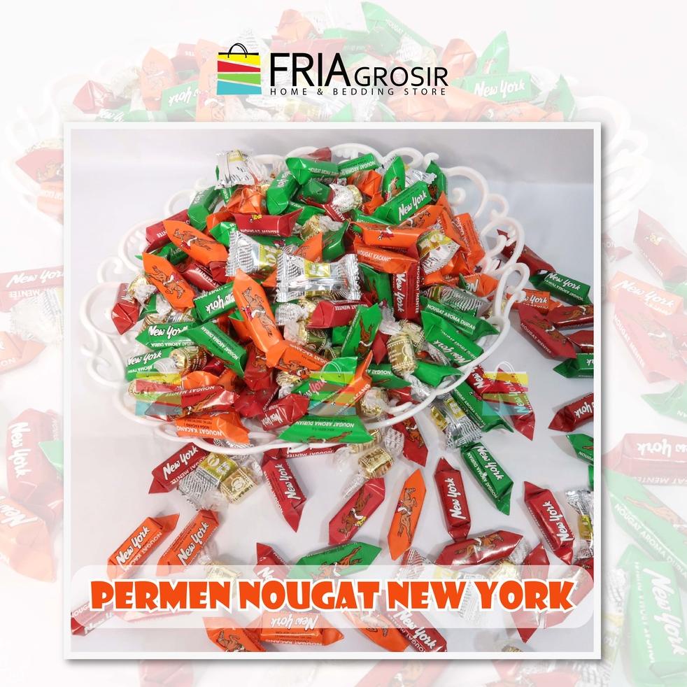 

TERMURAH NEW YORK CANDY DURIAN DAN KACANG - PERMEN NOUGAT 1000 GRAM / 1 KG モ
