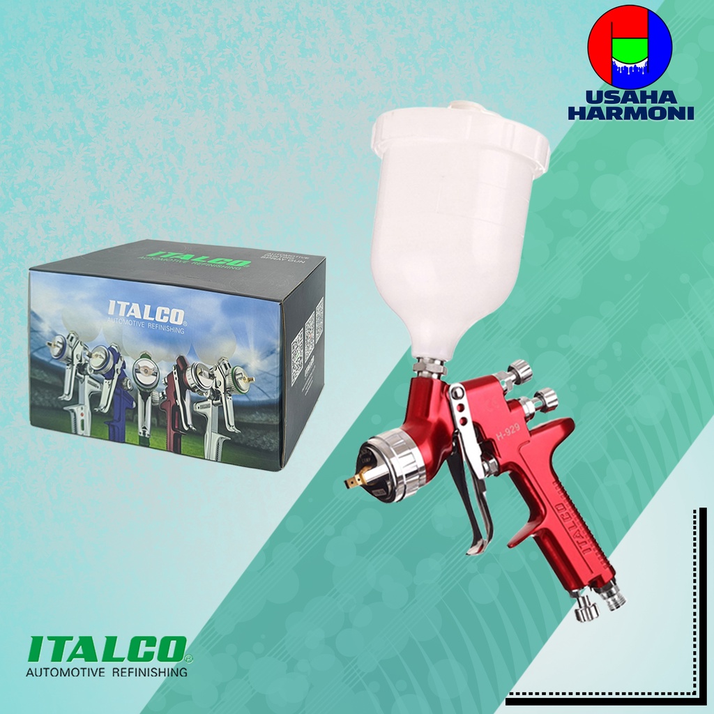 Spray Gun LVMP ITALCO H929 Nozzle 1.3 mm Premium Automative ORIGINAL