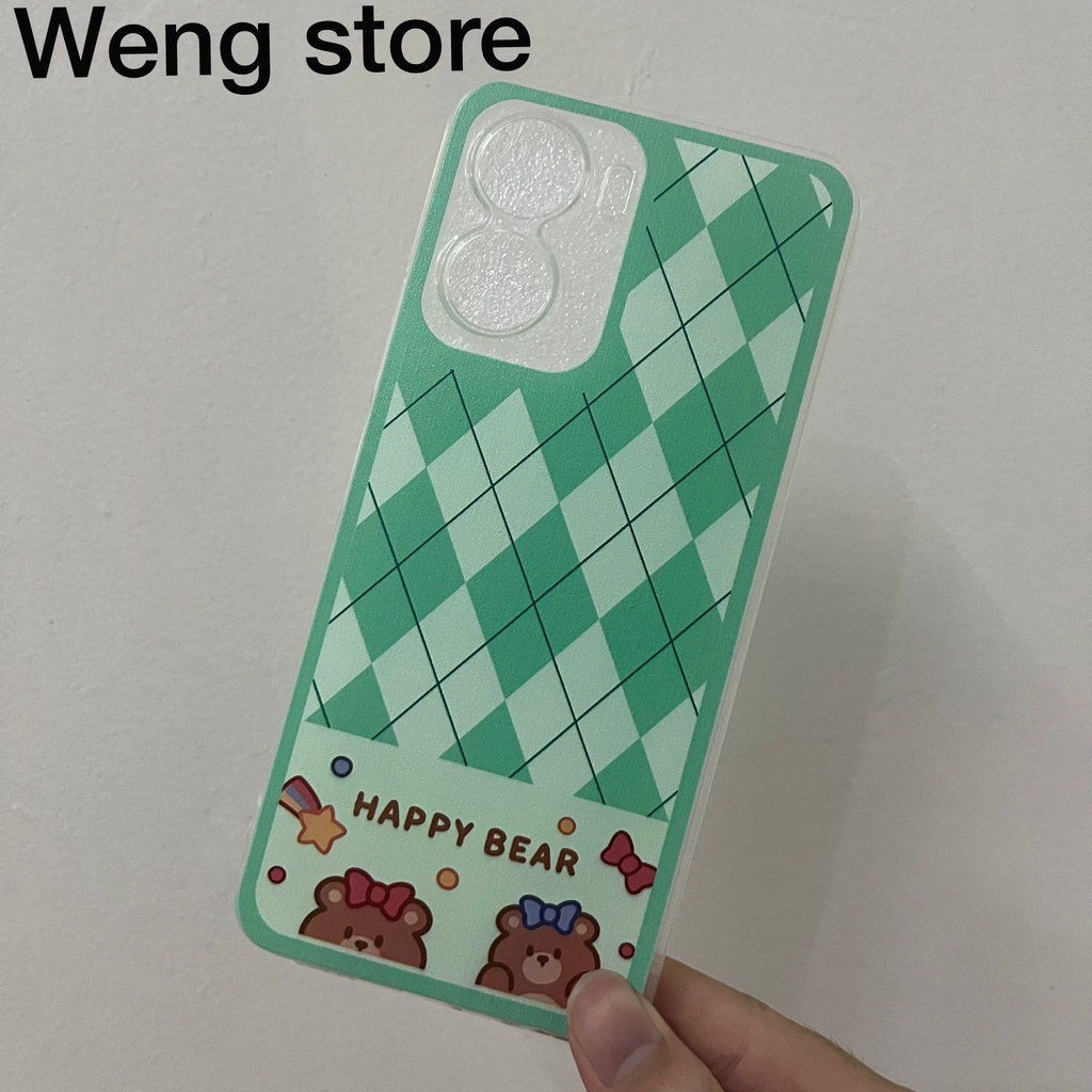 Softcase Lens Motif Batik For Oppo Realme Vivo Xiaomi Iphone