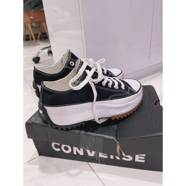 Converse RUN STAR HIKE Unisex Sneakers | sepatu converse original | sepatu convers sale jual rugi new | jastip sepatu convers | BLACK/WHITE/GUM