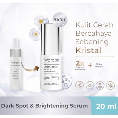 Serum Wajah - Wardah Crystal Secret Dark Spot &amp; Brightening Serum - 20 mL