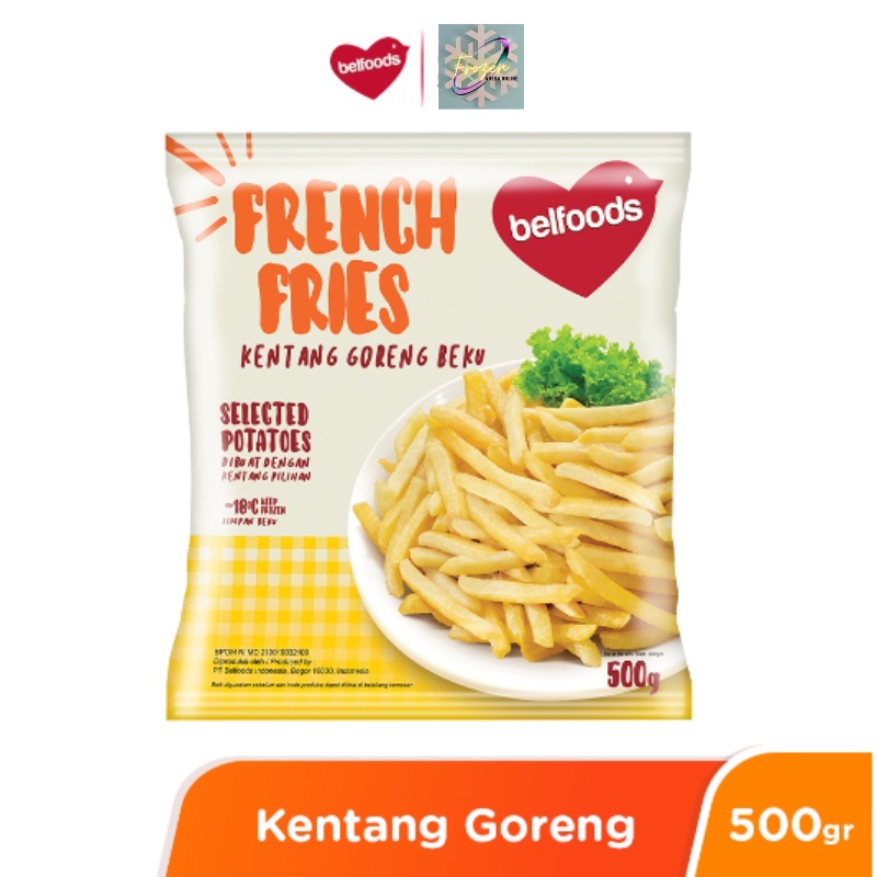 

BELFOODS French Fries/Kentang Goreng Beku 500gr