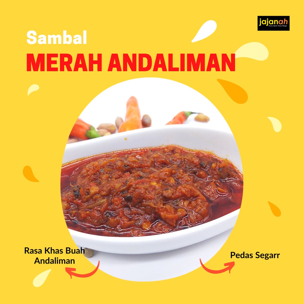 

SAMBAL MERAH ANDALIMAN 150GR