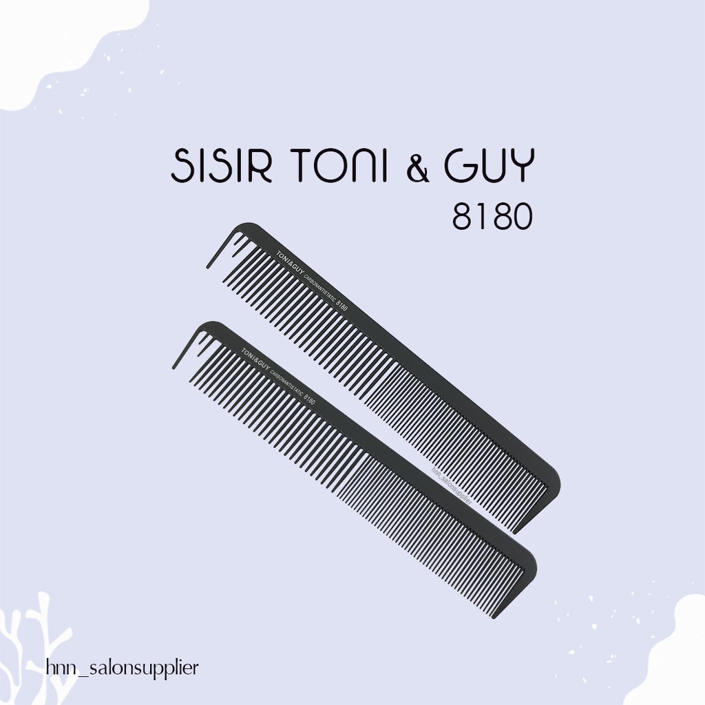 Alat Potong Sisir Rambut Professional Salon Barber Toni and Guy Carbon Antitastic 8180