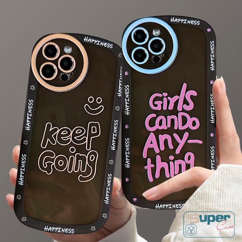 Ins Fashion Label Huruf Soft Case OPPO A17 A17K A77s A15 A16 A57 A7 A5s A12 A54 A96 A55 A74 A3s A16K A95 A16E A31 A1K A12E A53 A33 A16s A5 A9 2020 Reno 6z 5z 8 5 6 7 Sepatu Sneakers Wanita Import Import Import 4F A76 A36