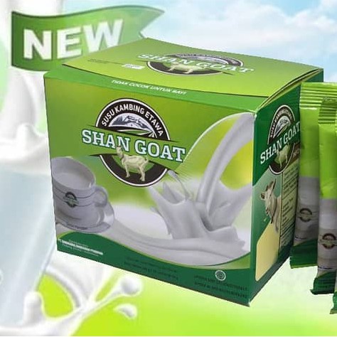 

Susu Kambing Etawa Bubuk Shan Goat Semua Rasa Box