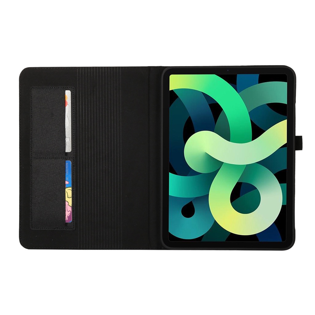 Flip Case Dompet Kulit Tekstur Anyaman Cover iPad 10 (2022) 10.9 &quot;Gen 10.9&quot; A2757 A2777