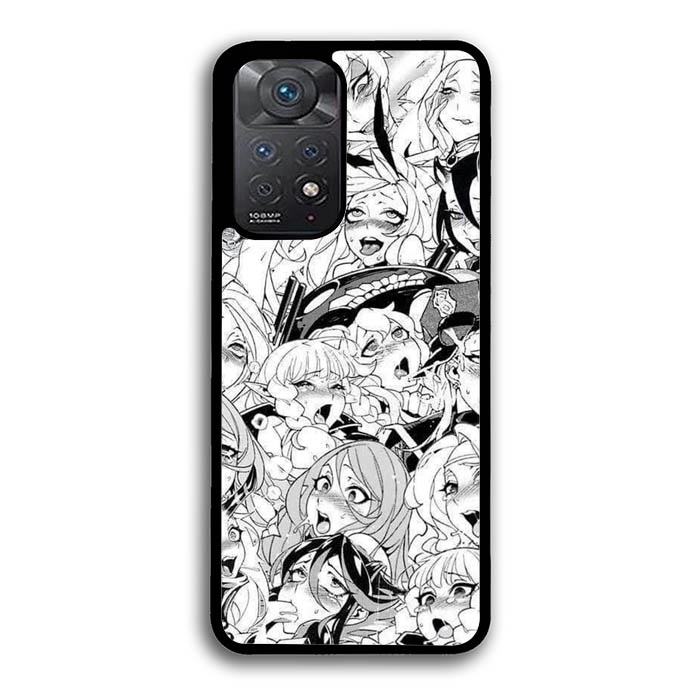 Hardcase Casing Hp Case Xioami Redmi Note 9 10 11 Pro Ahegao Face Manga YD0207
