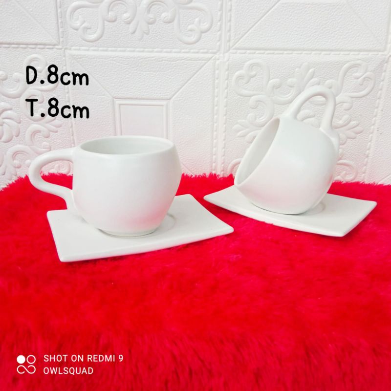 cangkir set unik keramik