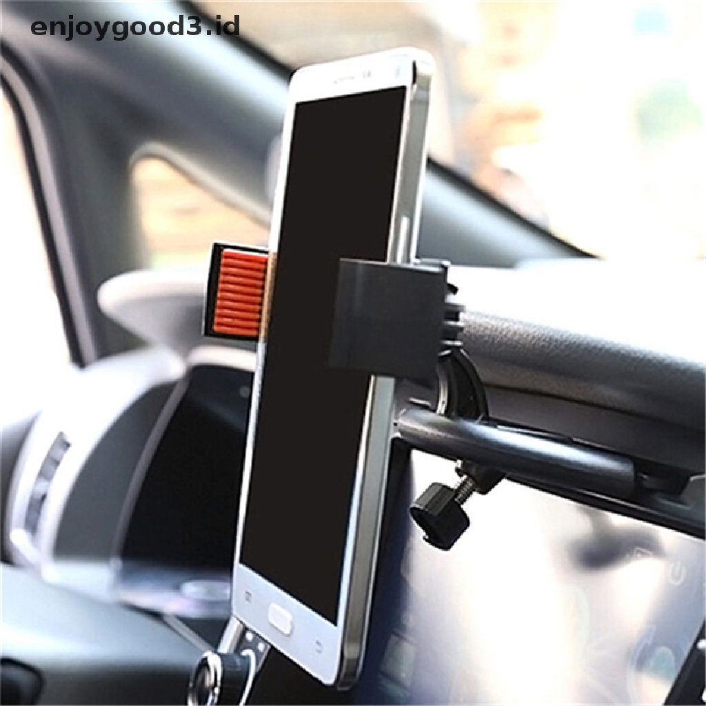 ^ Rready Stock ^ 360 Derajat° Stand Holder Slot CD Mobil Untuk iPhone / Samsung / Smartphone / GPS