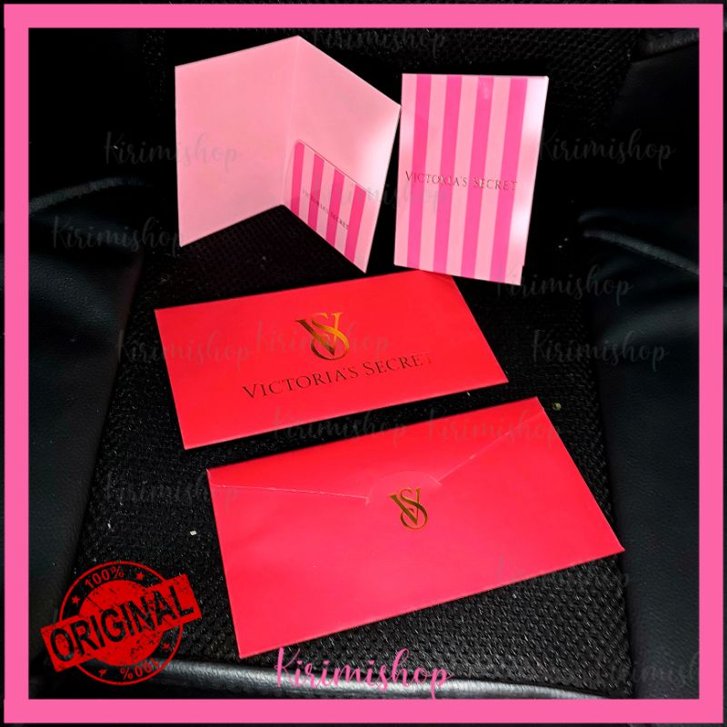 

Gift Card Victoria's Secret/ Kartu Ucapan, Amplop Ucapan Original