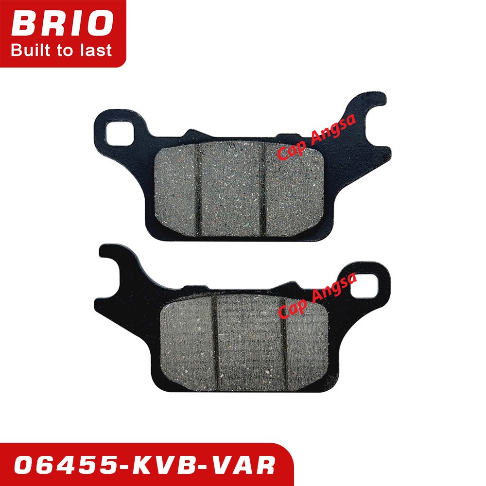 KAMPAS REM DEPAN CAKRAM DISPED DISK KANVAS REM VARIO 150 125 LED TECH NEW 06455 KVB BRIO BRAKEPAD